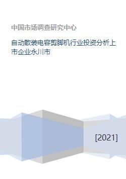 自動散裝電容剪腳機行業(yè)投資分析 以永川市上市企業(yè)為例
